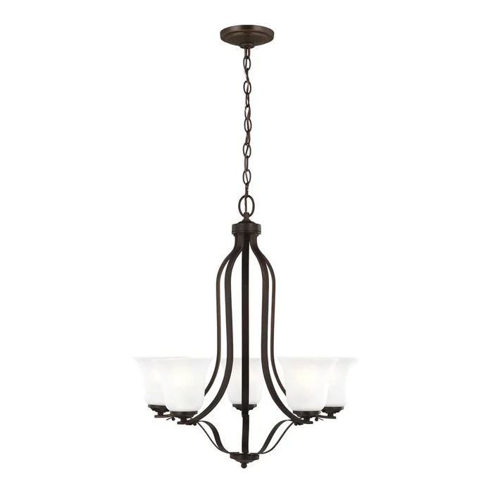 Sea Gull Emmons 5-LT Chandelier – Bronze – 3139005-710