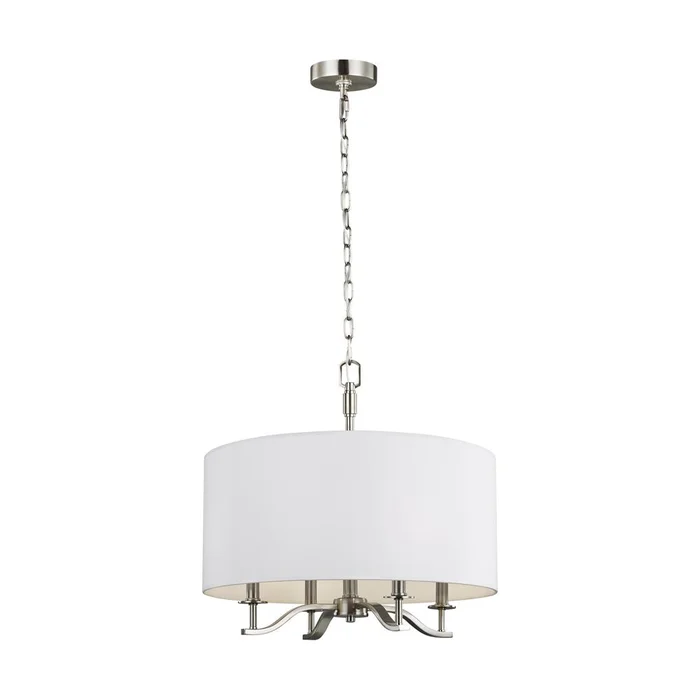 Sea Gull Hewitt 4-LT Chandelier – Satin Nickel – F3310/4SN