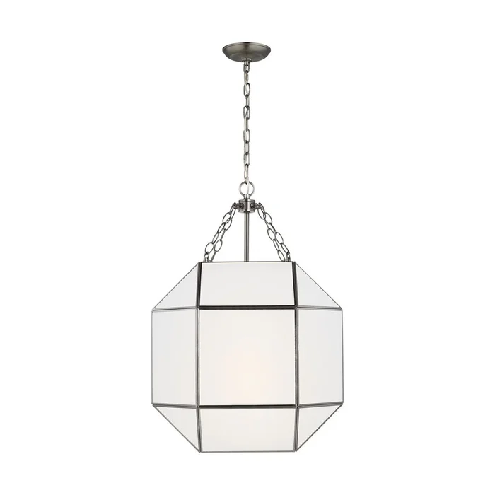 Sea Gull Morrison Medium 3-LT Pendant – Antique Brushed Nickel – 5279453-965