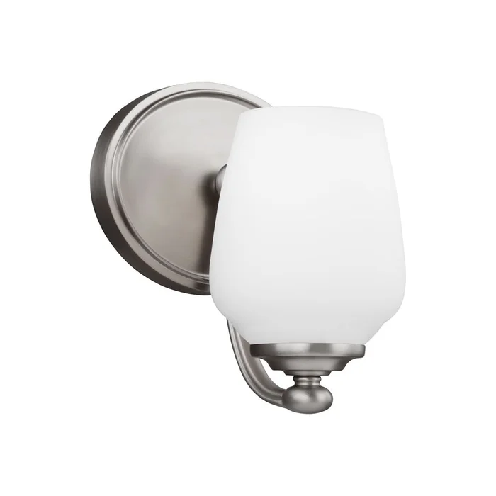 Sea Gull Vintner 1-LT Wall/Bath Light – Satin Nickel – VS20101SN