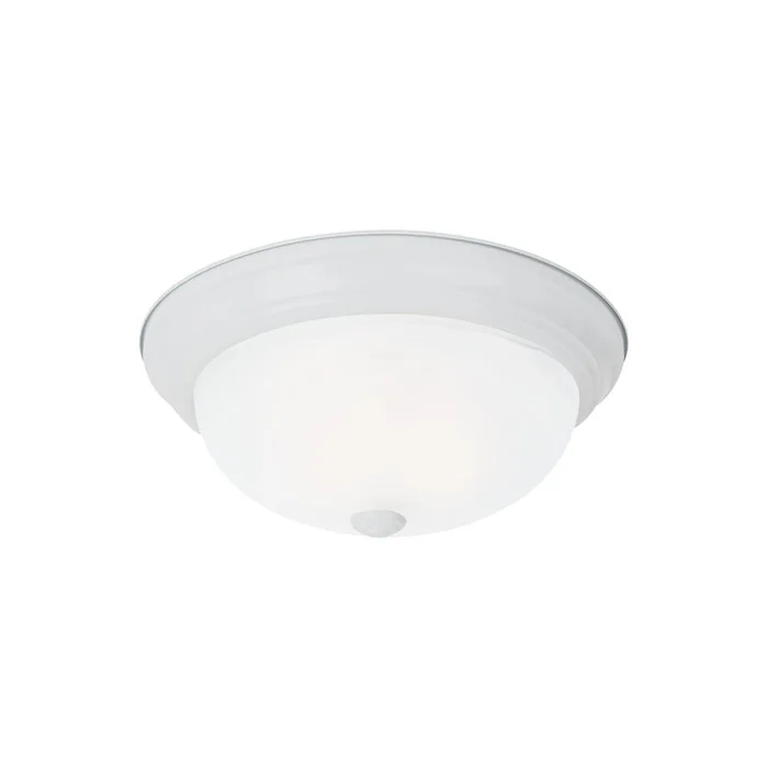 Sea Gull Windgate 2-LT Flush Mount – White – 75942-15