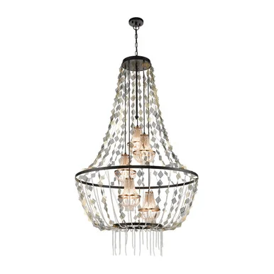 Selene Five Light Chandelier in Matte Black (45|D4717)