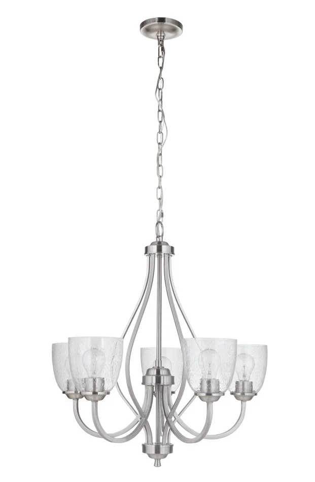 Serene Five Light Chandelier