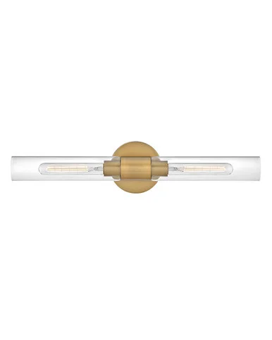 Shea LED Vanity in Lacquered Brass (531|85402LCB)