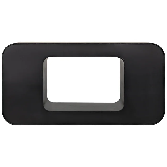 shylock console, black steel