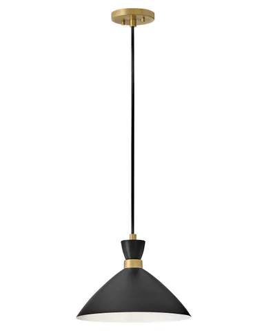 Simon LED Pendant in Black (531|83257BK-HB)