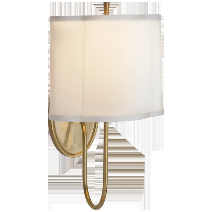 Simple Scallop Wall Sconce