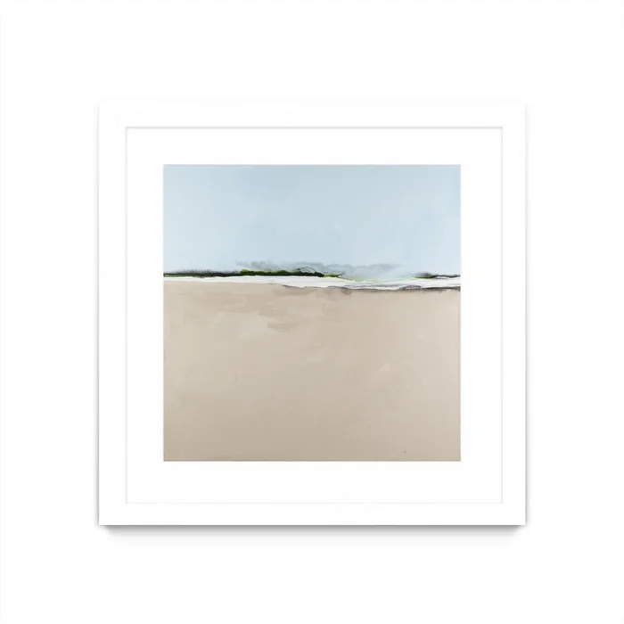 Simply Stated Matted and Framed White 30×30 Wall Art|uvre dart murale encadre blanche et mate Simply Stated 30×30