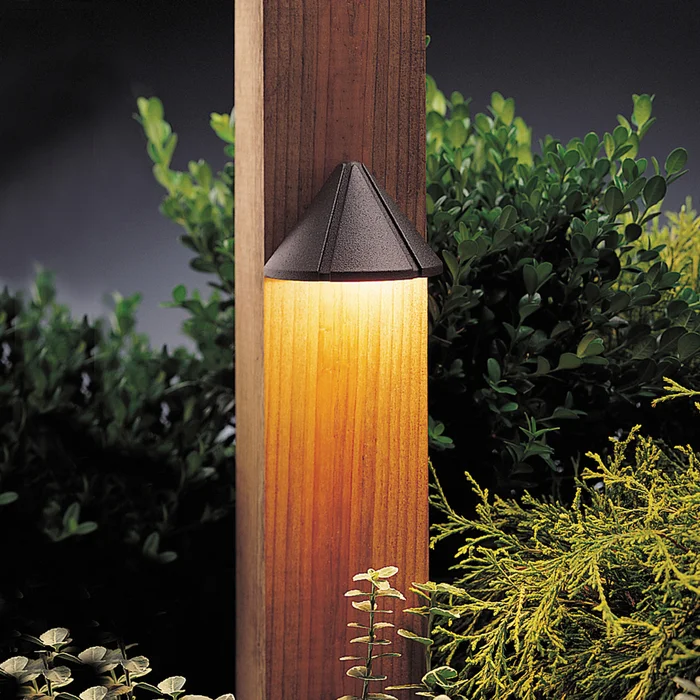 Six Groove One Light Deck in Textured Architectural Bronze (12|15065AZT)