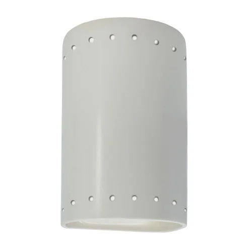 Small LED Cylinder w/ Perfs – Open Top & Bottom (254|CER-0995-MAT-LED1-1000)