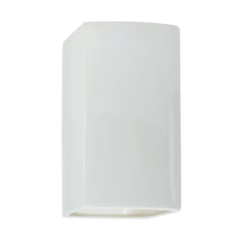 Small LED Rectangle – Open Top & Bottom (254|CER-0915-WHT-LED1-1000)