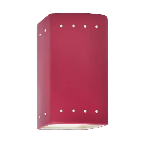 Small LED Rectangle w/ Perfs – Open Top & Bottom (Outdoor) (254|CER-0925W-CRSE-LED1-1000)