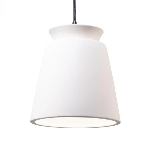 Small Trapezoid LED Pendant (254|CER-6425-BIS-MBLK-BKCD-LED1-700)