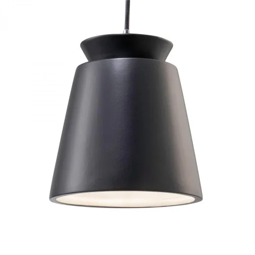Small Trapezoid LED Pendant (254|CER-6425-CRB-CROM-BKCD-LED1-700)