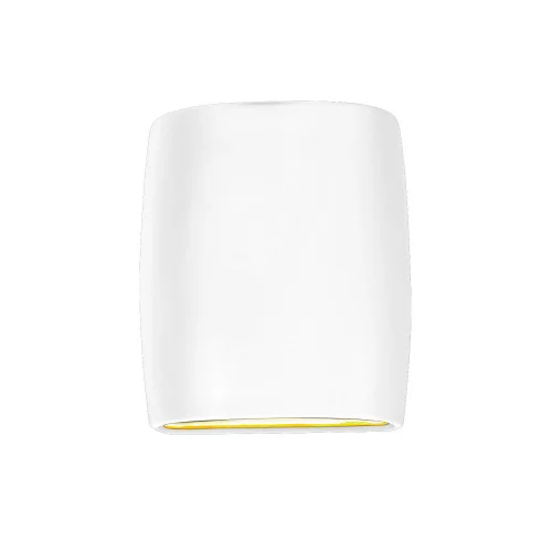 Small Wide ADA Outdoor LED Cylinder – Open Top & Bottom (254|CER-8857W-WHT)