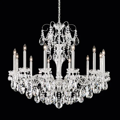Sonatina 12 Light 120V Chandelier in Polished Silver with Heritage Handcut Crystal (168|ST1849N-40H)