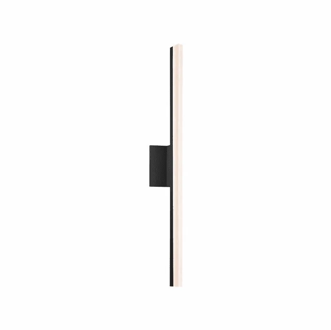 Sonneman 2342.25-DIM Stiletto Satin Black LED 32″ Wall Sconce Light