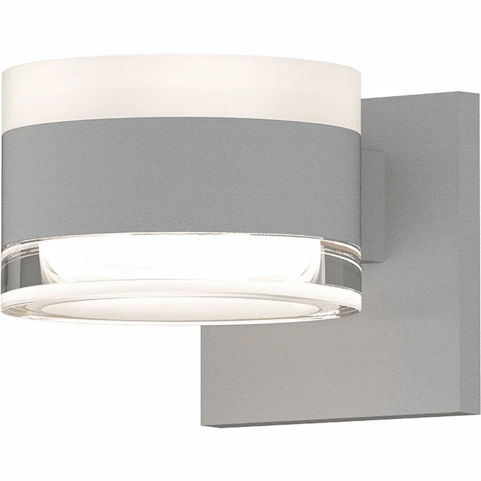 Sonneman 7302.FW.FH.98.WL REALS Contemporary Textured White LED Outdoor Wall Mounted Lamp