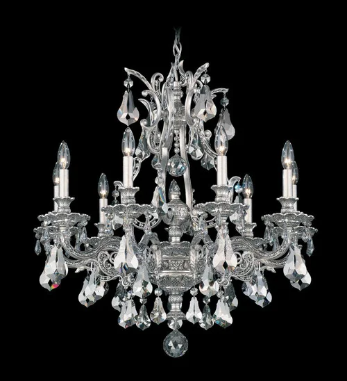 Sophia 9 Light 120V Chandelier in Florentine Bronze with Heritage Handcut Crystal (168|6949-83H)