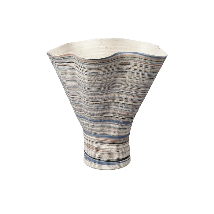 splayed porcelain decorative vase