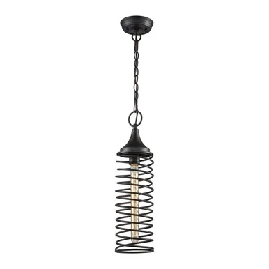 Spring One Light Mini Pendant in Oil Rubbed Bronze (45|65231/1)