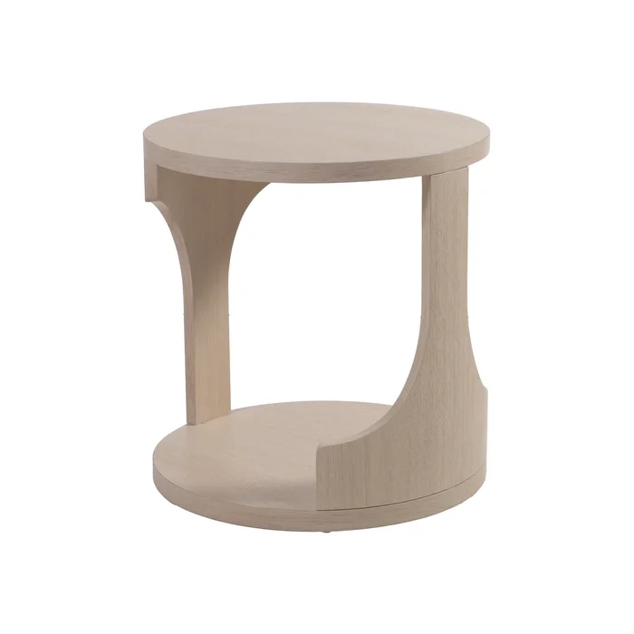 st ives round end table