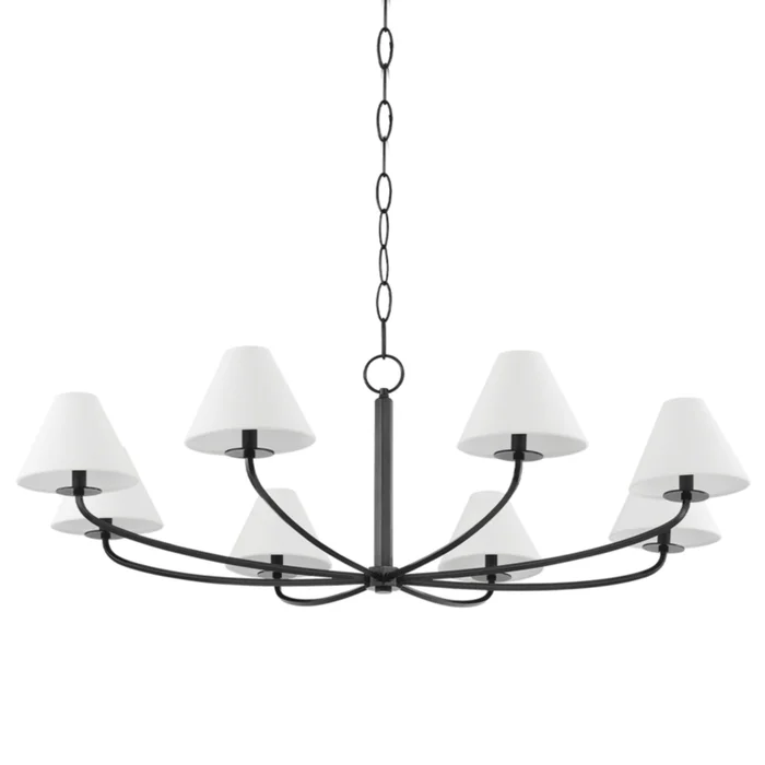 Stacey 8-Light Chandelier in Old Bronze by Becki Owens 52.25L x 52.25W x 17H