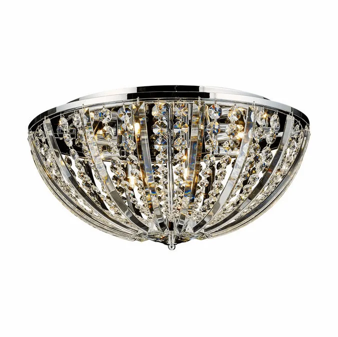 StarFire Crystal 3310CH Empire Chrome 22″ Ceiling Light Fixture