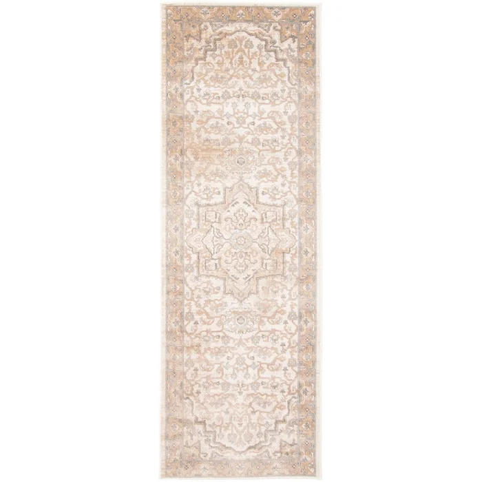 Stassie Ivory Runner Area Rug – 2’8 X 8’2 | Carpette longue Stassie ivoire – 2pi 8po x 8pi 2po