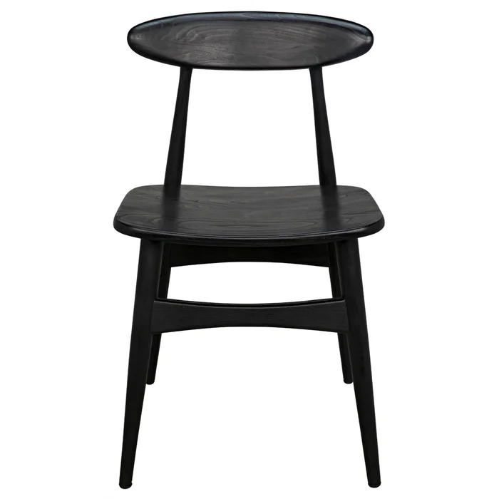 surf chair, charcoal black