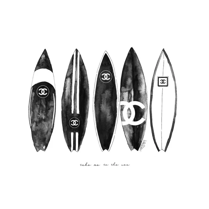 Surf Landscape Giant Art 72×54 Wall Art|uvre dart murale Giant Art Surf Landscape 72×54