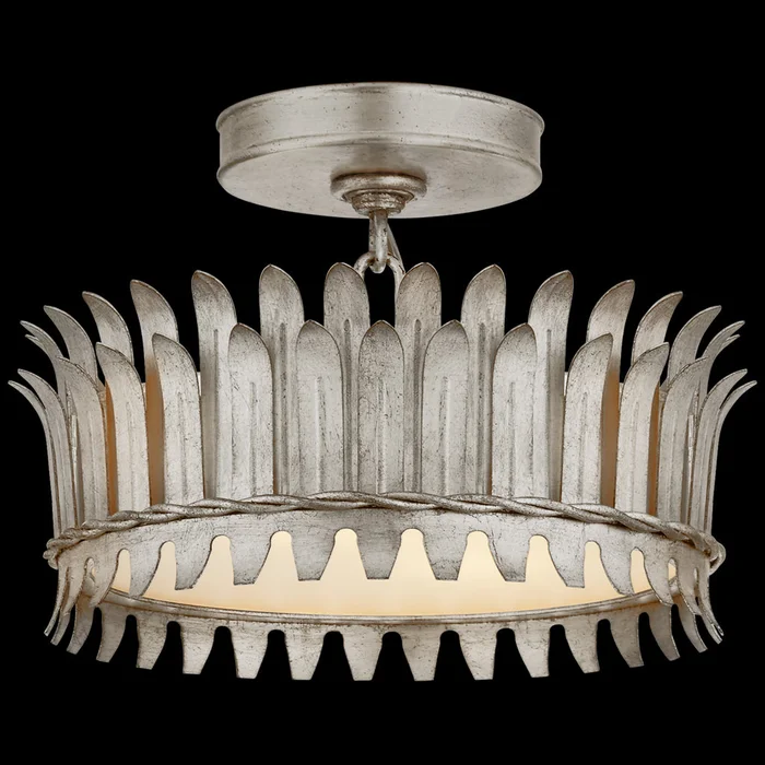 Suzanne Kasler Leslie 2 Light Semi-Flush Mount By Visual Comfort