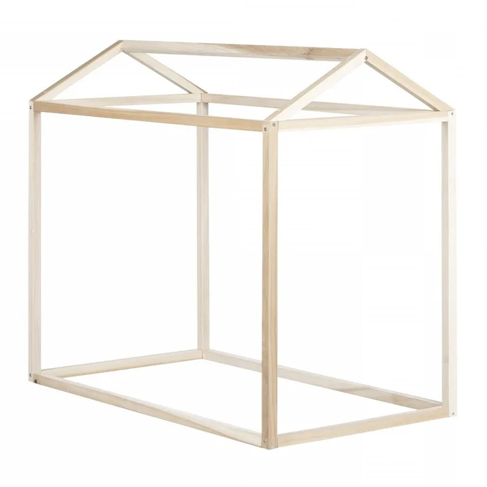 Sweedi Toddler House Bed – Natural Wood | Sweedi Maison lit pour enfant Bambin – Bois naturel | D83G7S9V