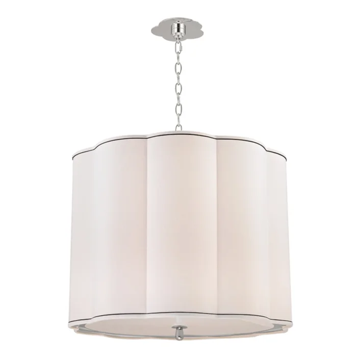 Sweeny 5-Light Chandelier in Polished Nickel 25L x 25W x 22H