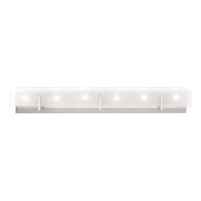 Syll Six Light Wall / Bath in Brushed Nickel (454|4430806EN-962)