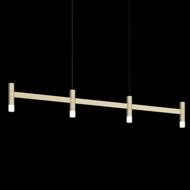 Systema Staccato LED Linear Pendant in Brass (69|1784.14)