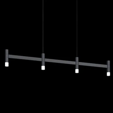 Systema Staccato LED Linear Pendant in Satin Black (69|1784.25)