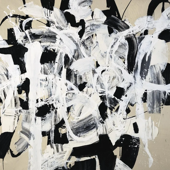 Talking Out Of Both Sides Giant Art 72×72 Wall Art|uvre dart murale Giant Art Talking Out Of Both Sides 72×72