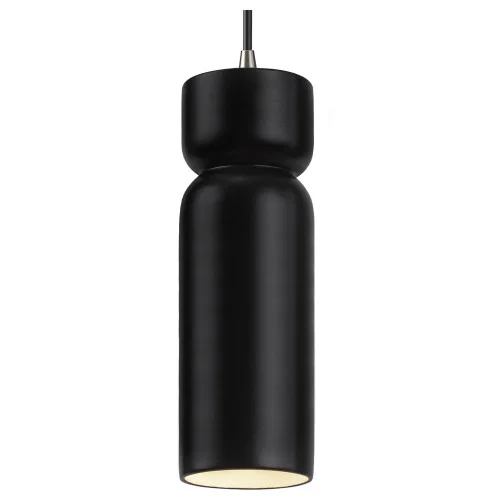 Tall Hourglass LED Pendant (254|CER-6510-CRB-NCKL-BKCD-LED1-700)