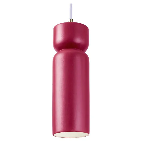 Tall Hourglass LED Pendant (254|CER-6510-CRSE-ABRS-WTCD-LED1-700)