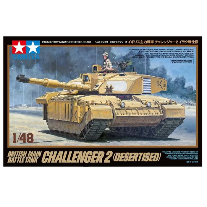 TAMIYA British Challenger 2 Desert Tank 1:48 – 32601