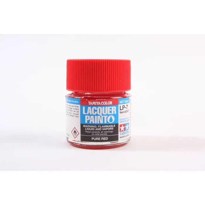 TAMIYA LP-7 Pure Red Lacquer 10ml – 82107