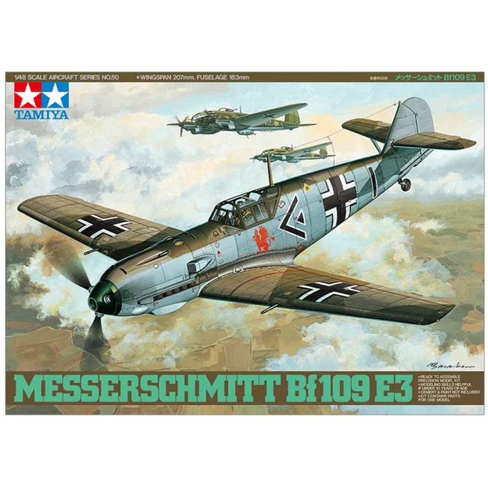 TAMIYA Messerschmitt BF109 E-3 1:48 – 61050