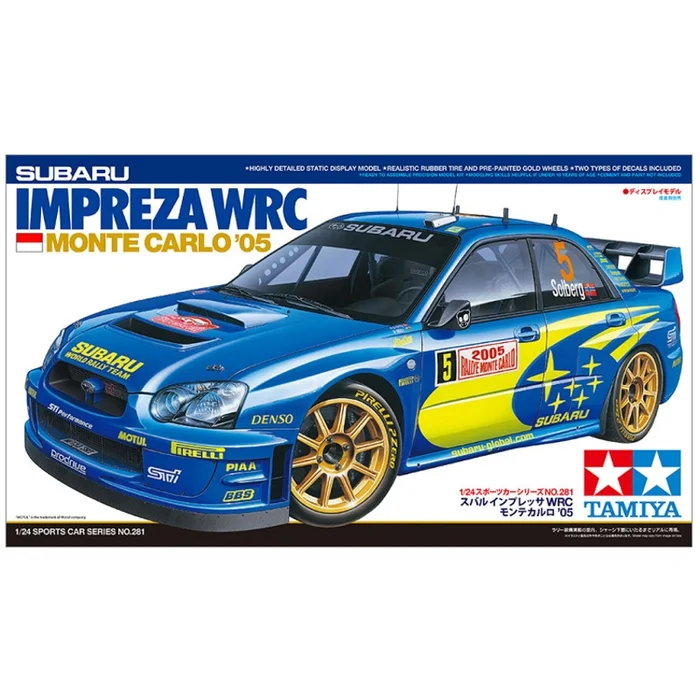 TAMIYA Subaru Impreza 2005 Monte-Carlo WRC 1:24 – 24281