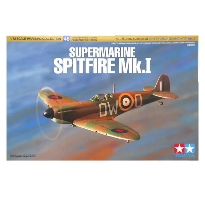 TAMIYA Supermarine Spitfire Mk.1 1:72 – 60748
