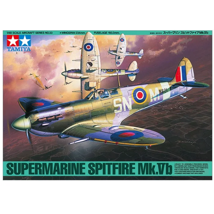 TAMIYA Supermarine Spitfire Mk.VB 1:48 – 61033