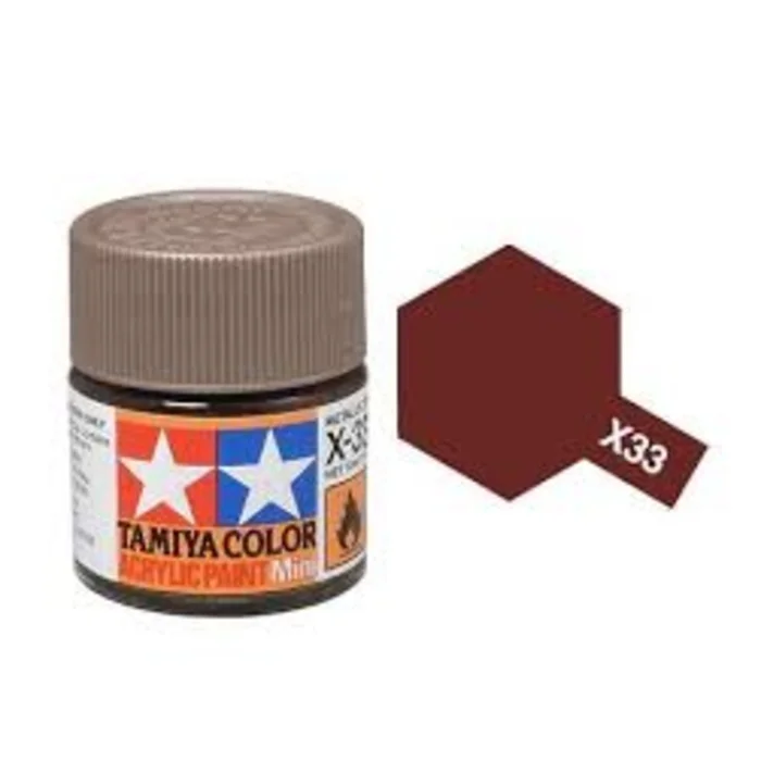 TAMIYA X-33 Bronze Mini Acrylic 10ml – 81533