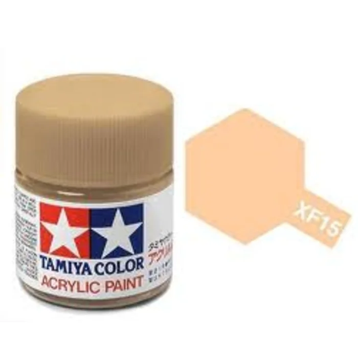 TAMIYA XF-15 Flat Flesh Mini Acrylic 10ml – 81715