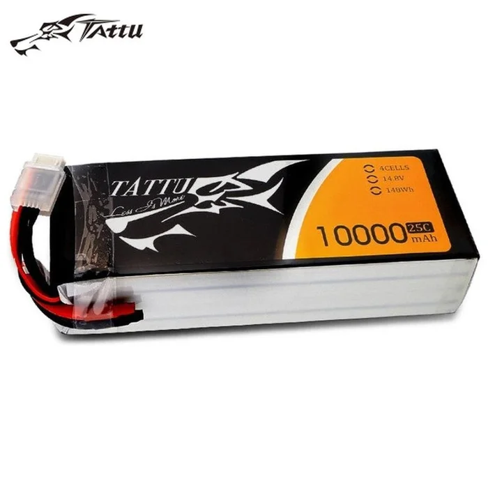 TATTU 10000MAH 14.8V 25C 4S1P LIPO BATTERY PACK