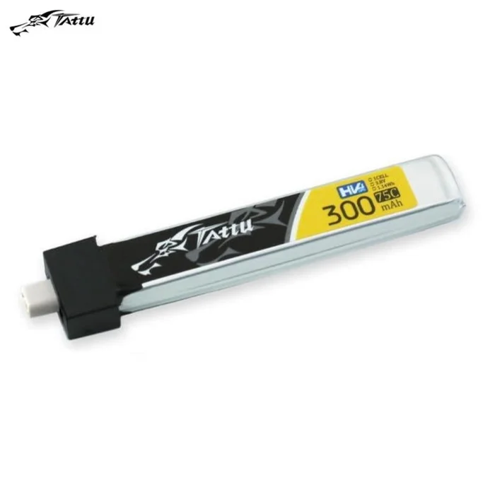 TATTU 75C 1S 300MAH BT2.0 HV LIPO BATTERY